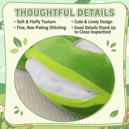 Silly Squash Couple Plush Head Pillow