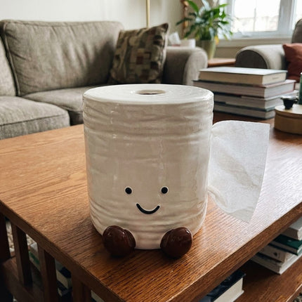 Smiley Toilet Paper Tissue Box