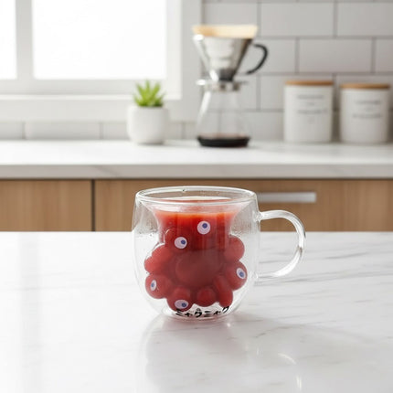 Crazy Eyes Monster Glass Mug