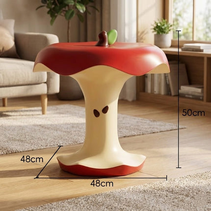 Bitten Apple Modern Side Table