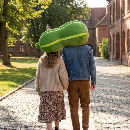 Silly Squash Couple Plush Head Pillow