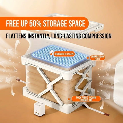 Vacuum & Pack Foldable Storage Box