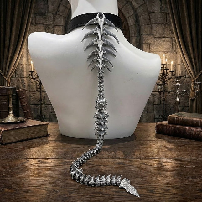 Bionic Gothic Style Spinal Back Jewelry