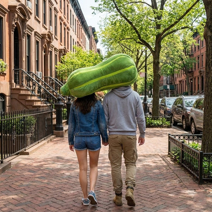 Silly Squash Couple Plush Head Pillow