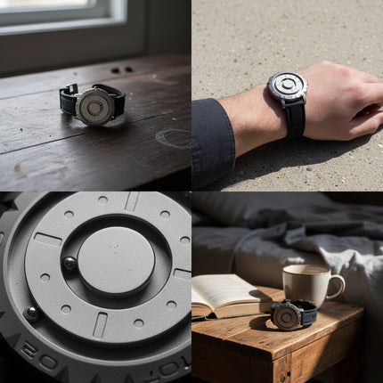 Magnetic Ball Pointer Quartz Watch