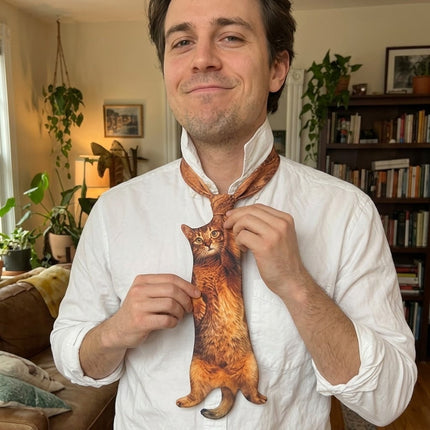 Cat Dress Code Tie
