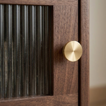 Nordic Walnut Robot Bedside Cabinet