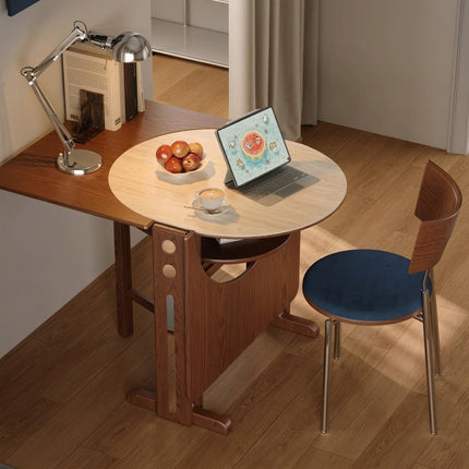 Vintage Style Folding Wooden Dining Table
