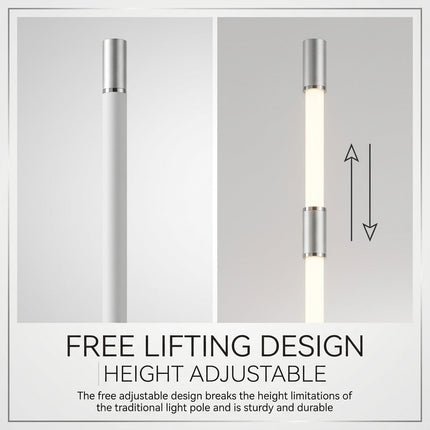 Lumi Minimal LED Slide-Open Floor Lamp