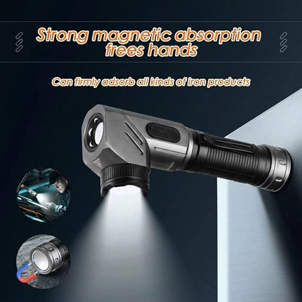 Multi-Angle EDC Magnetic Work Flashlight