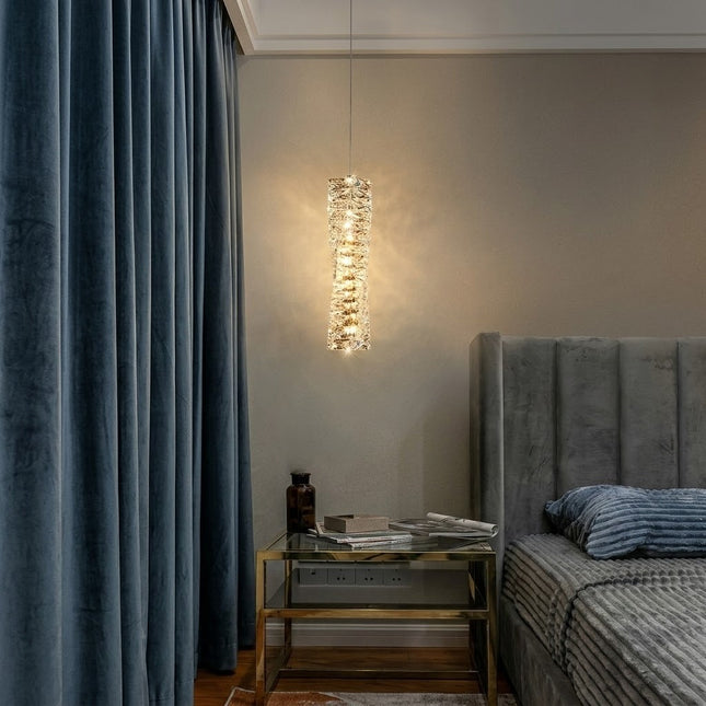 Crystal Frost Chandelier Lamp