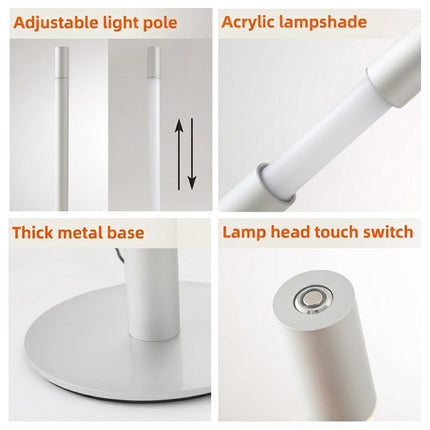 Lumi Minimal LED Slide-Open Floor Lamp