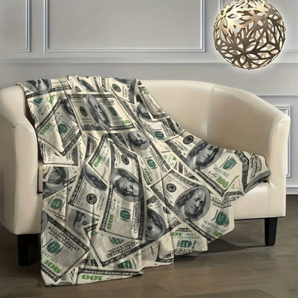 Funny Money Money Soft Sofa Blanket
