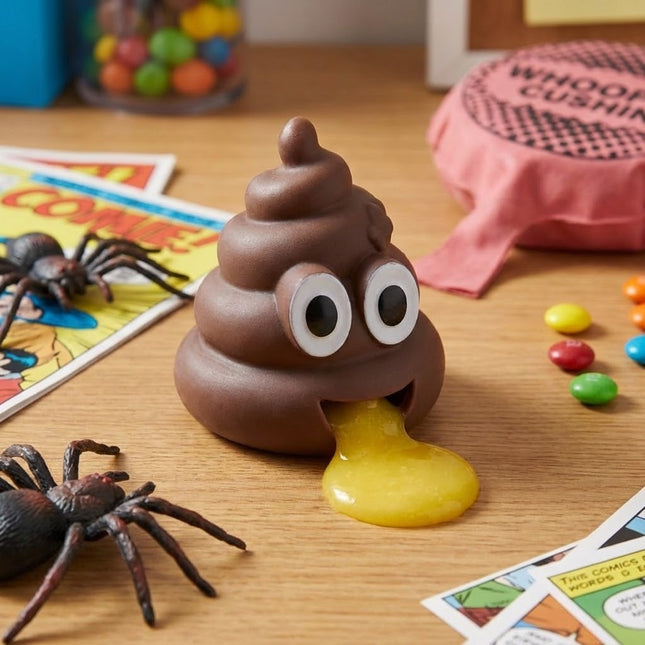 Squeeze & Release Poop Shape Stress Reliever Toy