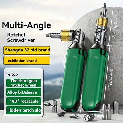 14in1 Multi Angle Ratchet Screwdriver Set