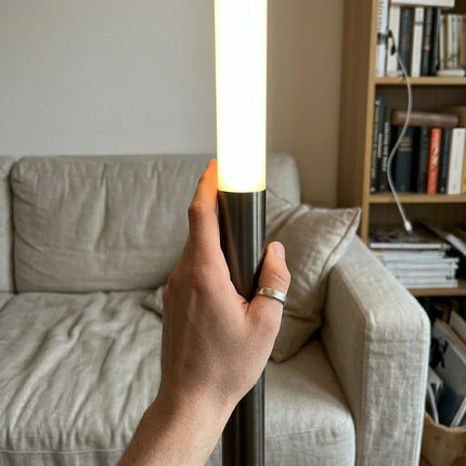 Lumi Minimal LED Slide-Open Floor Lamp