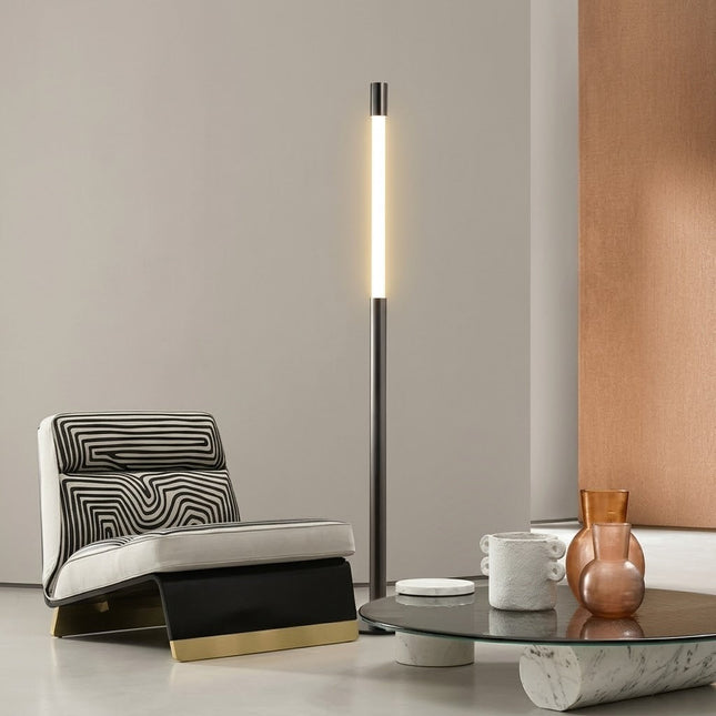 Lumi Minimal LED Slide-Open Floor Lamp