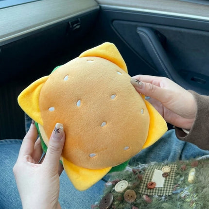 Dreamoji Cute Burger Travel Eye Mask Pillow