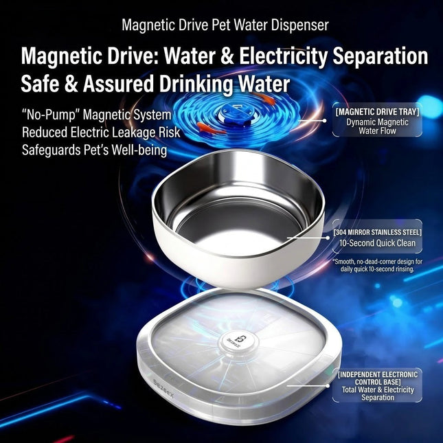 Ripple Motion Cat Drinking Fountain