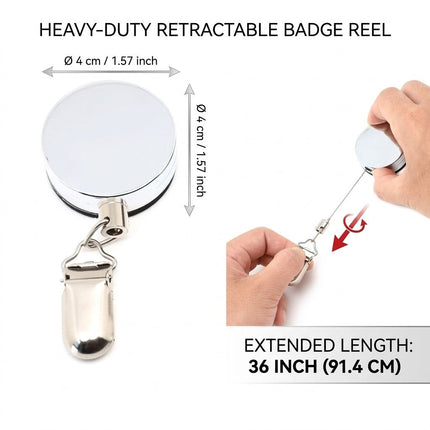 SnapBack Self-Retracting Bathroom Towel Hook