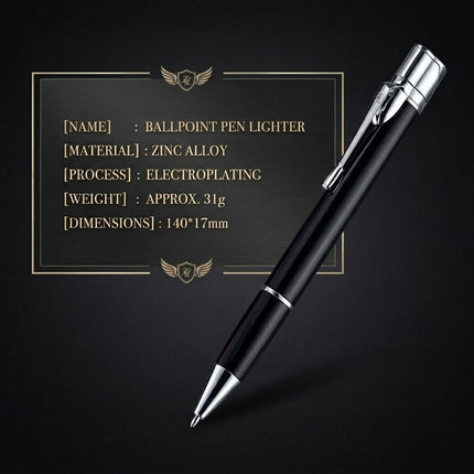 Windproof Jet Flame Pen Lighter