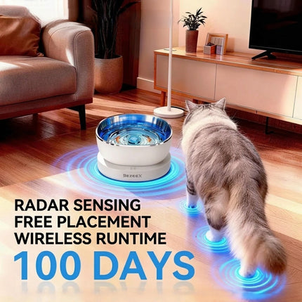 Ripple Motion Cat Drinking Fountain