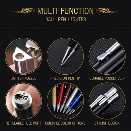 Windproof Jet Flame Pen Lighter