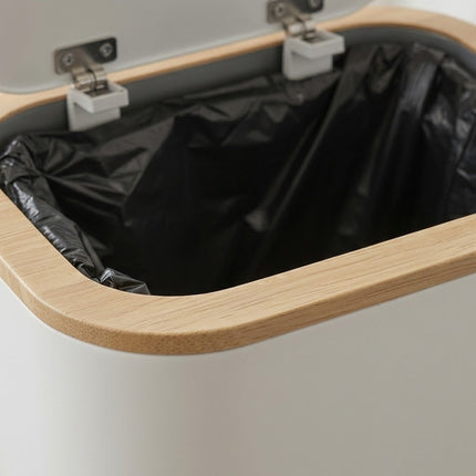 Easy-Clean Elegant Bathroom Trash Can