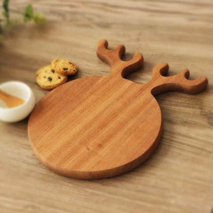 Antler Shape Exquisite Wooden Pizza Stones