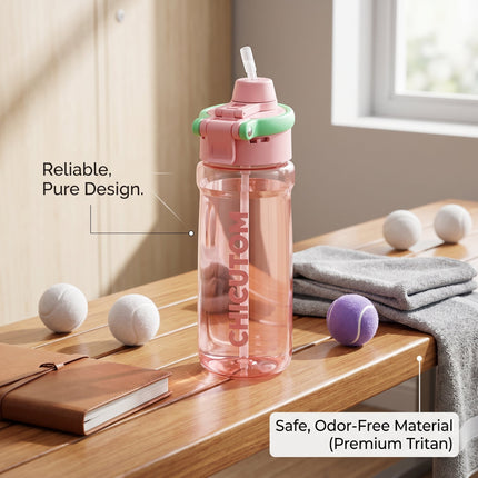 Cool Mist Spray Sports Water Bottle