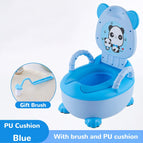 PU Cushion Blue