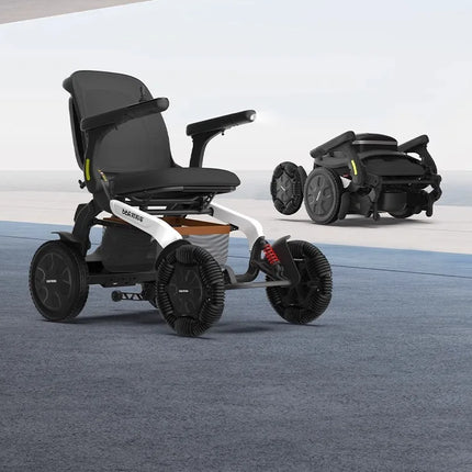 Climb Assist Lightweight Foldable Electric Mobility Wheelchair