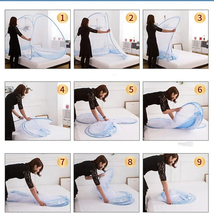 Foldable Breathable Single Door Mosquito Net