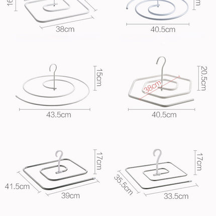 Rotating Spiral Space-Saving Drying Rack