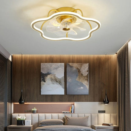 Elegant Modern LED Ceiling Fan Lamp