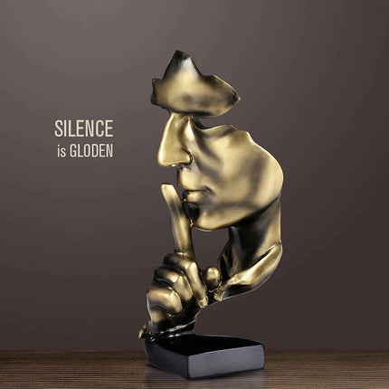 Silent Thinker Abstract Face Home Decor
