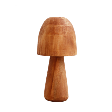 Mushroom Solid Wood Sculpture Home Decor