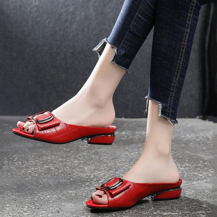 Breezy Weather Open-Toe Slippers