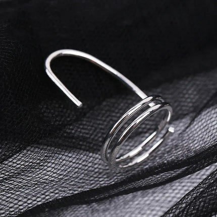 Elegant Fingertip Chic Gothic Slim Metal Nail Rings