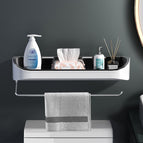 Black towel bar