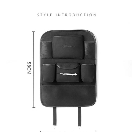 Multi-Pocket Car Back Seat Storage Organizer
