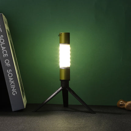 Rechargeable Hanging Zoomable Camping Flashlight