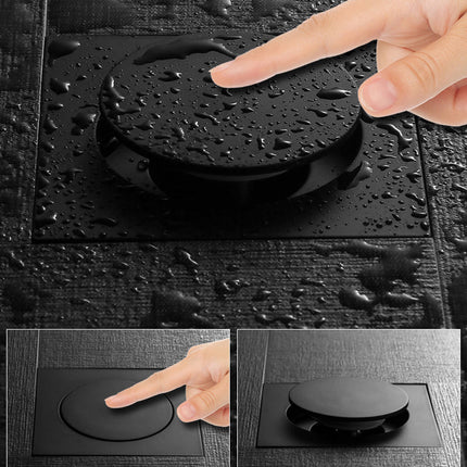 Metal Anti-Odor Pop Up Shower Drain