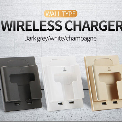 Wall Socket Wireless Phone Charger Holder