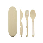3Pcs Beige and Case