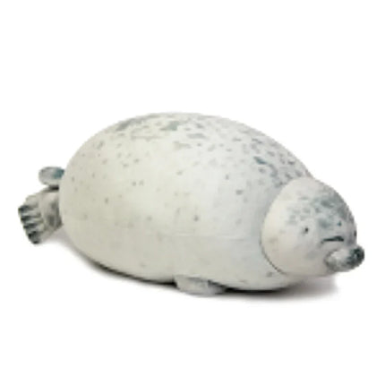 Chubby Seal Round Plush Pillow