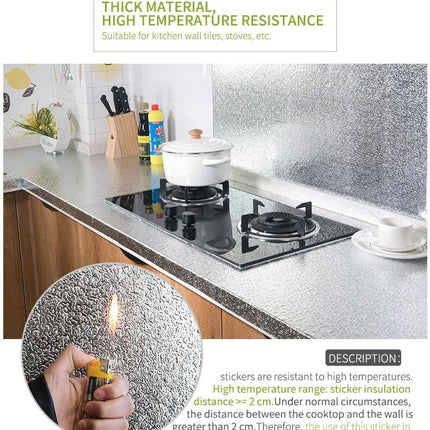 Waterproof Self-Adhesive Kitchen Oil-proof Wallpapers