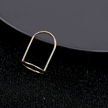 Elegant Fingertip Chic Gothic Slim Metal Nail Rings