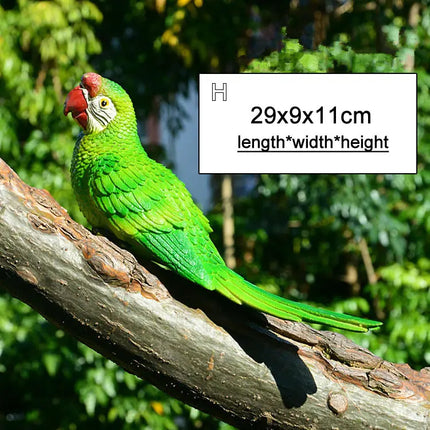 Tropical Vibe Parrot Tree Decor