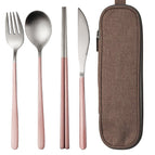 Pink silver 4 PC